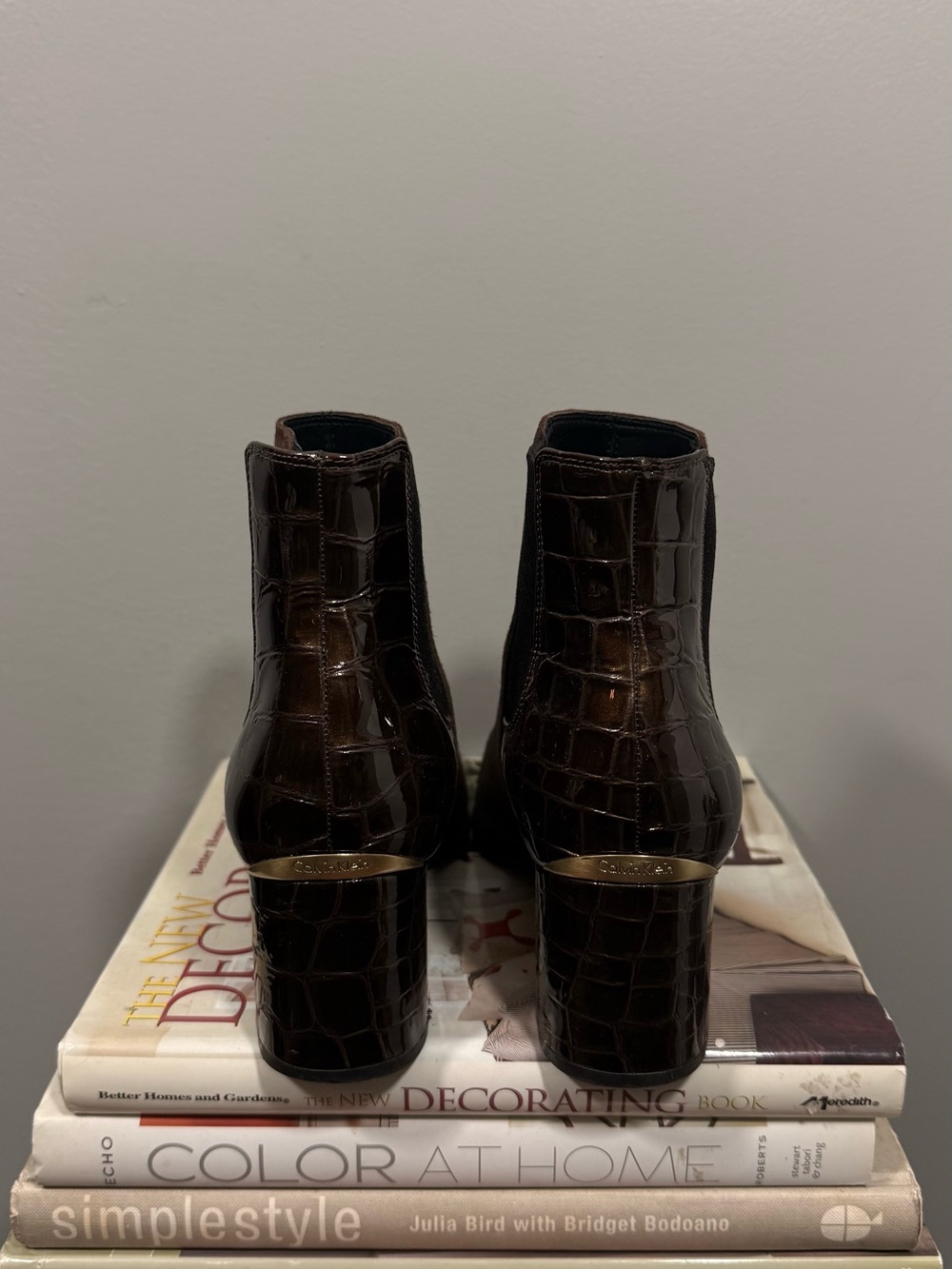 Calvin Klein Women’s Brown Suede Ankle Boots - Picture 6 of 16
